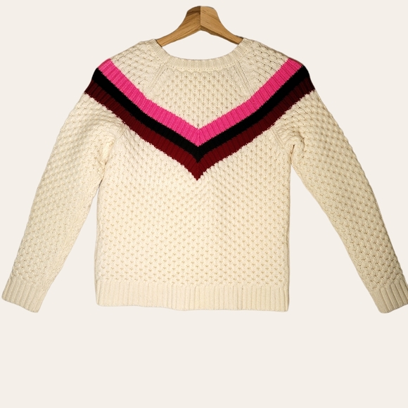 Milly Minis Super Soft Wool Cable Knit Pullover Sweater Girl's 14 - Picture 2 of 3